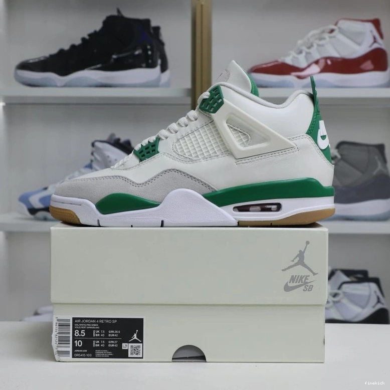 'PINE GREEN' RETRO SB NIKE X JORDAN 4 AIR 0224
